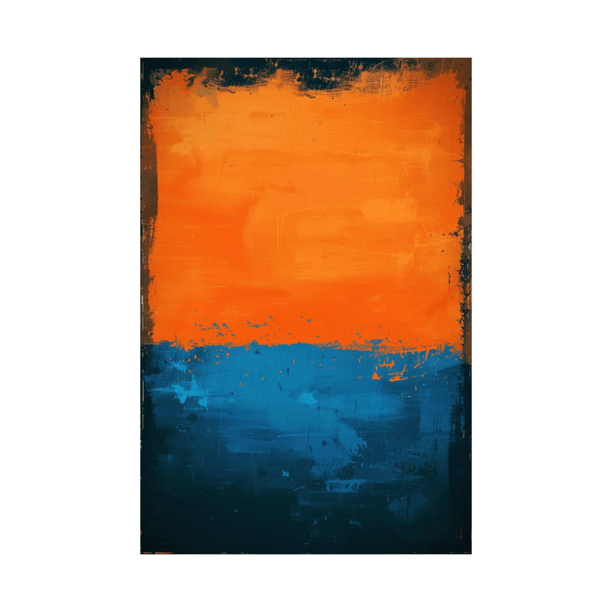 Ocean sunset - ArtDeco Canvas