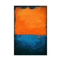 Ocean sunset - ArtDeco Canvas