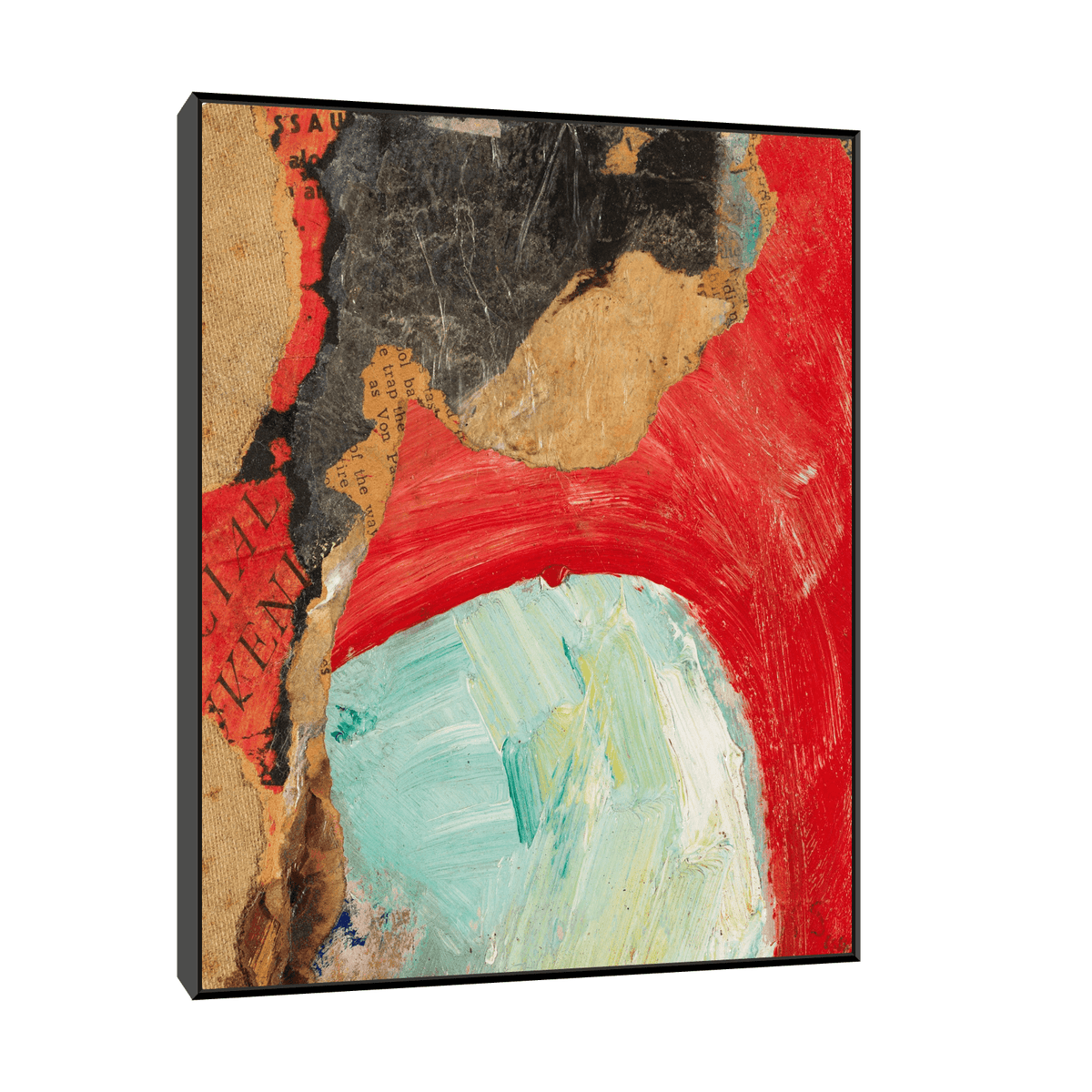 Ohne Titel, Kurt Schwitters - ArtDeco Canvas