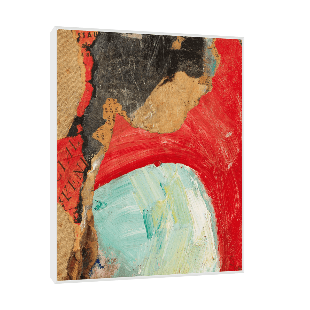 Ohne Titel, Kurt Schwitters - ArtDeco Canvas