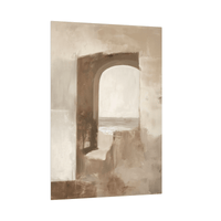 Old arch in brown - ArtDeco Canvas