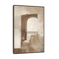 Old arch in brown - ArtDeco Canvas