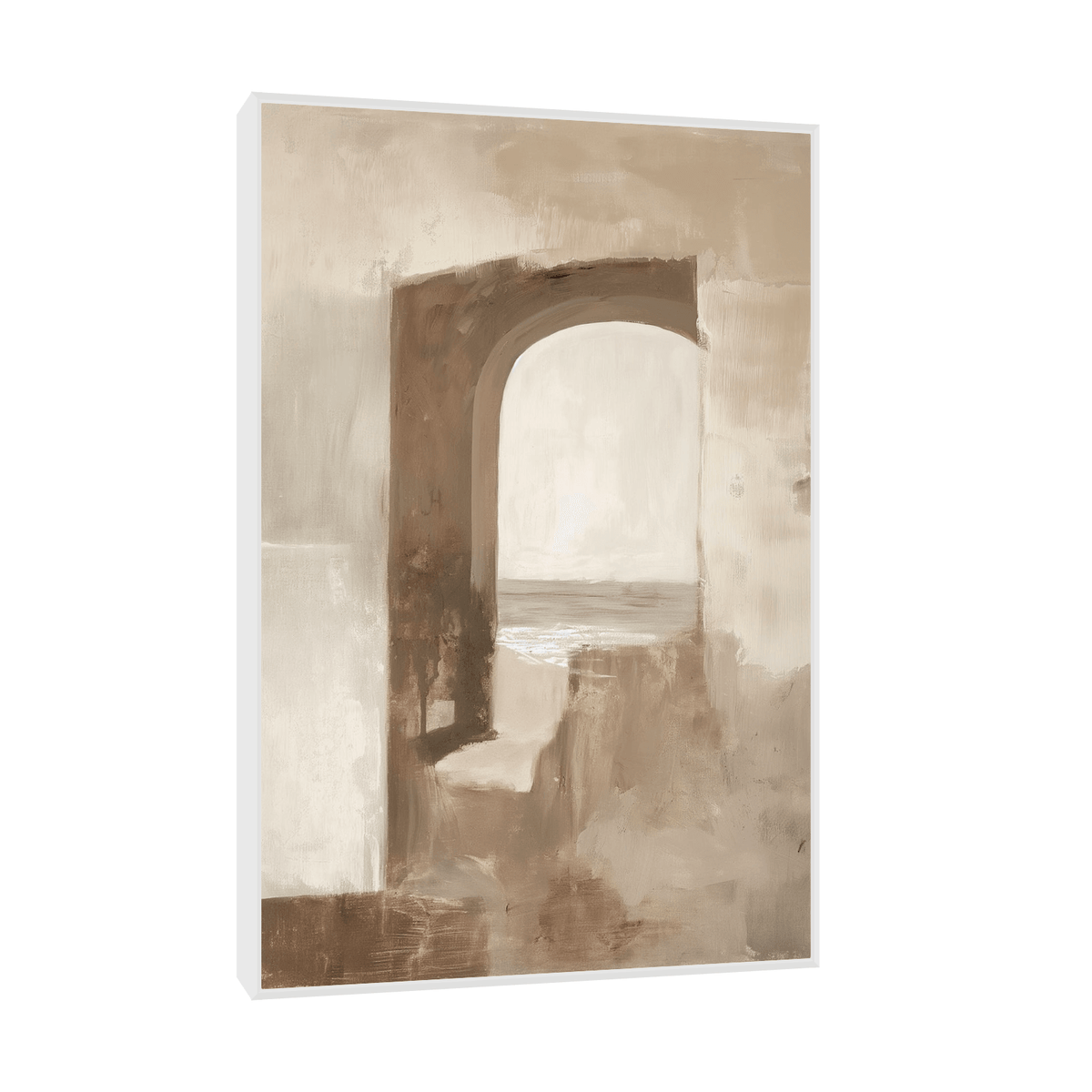 Old arch in brown - ArtDeco Canvas