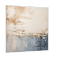 Old blue wall - ArtDeco Canvas