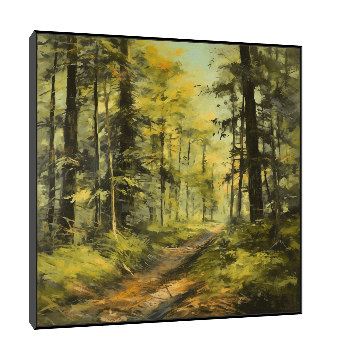 Old forest path - ArtDeco Canvas