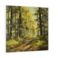 Old forest path - ArtDeco Canvas