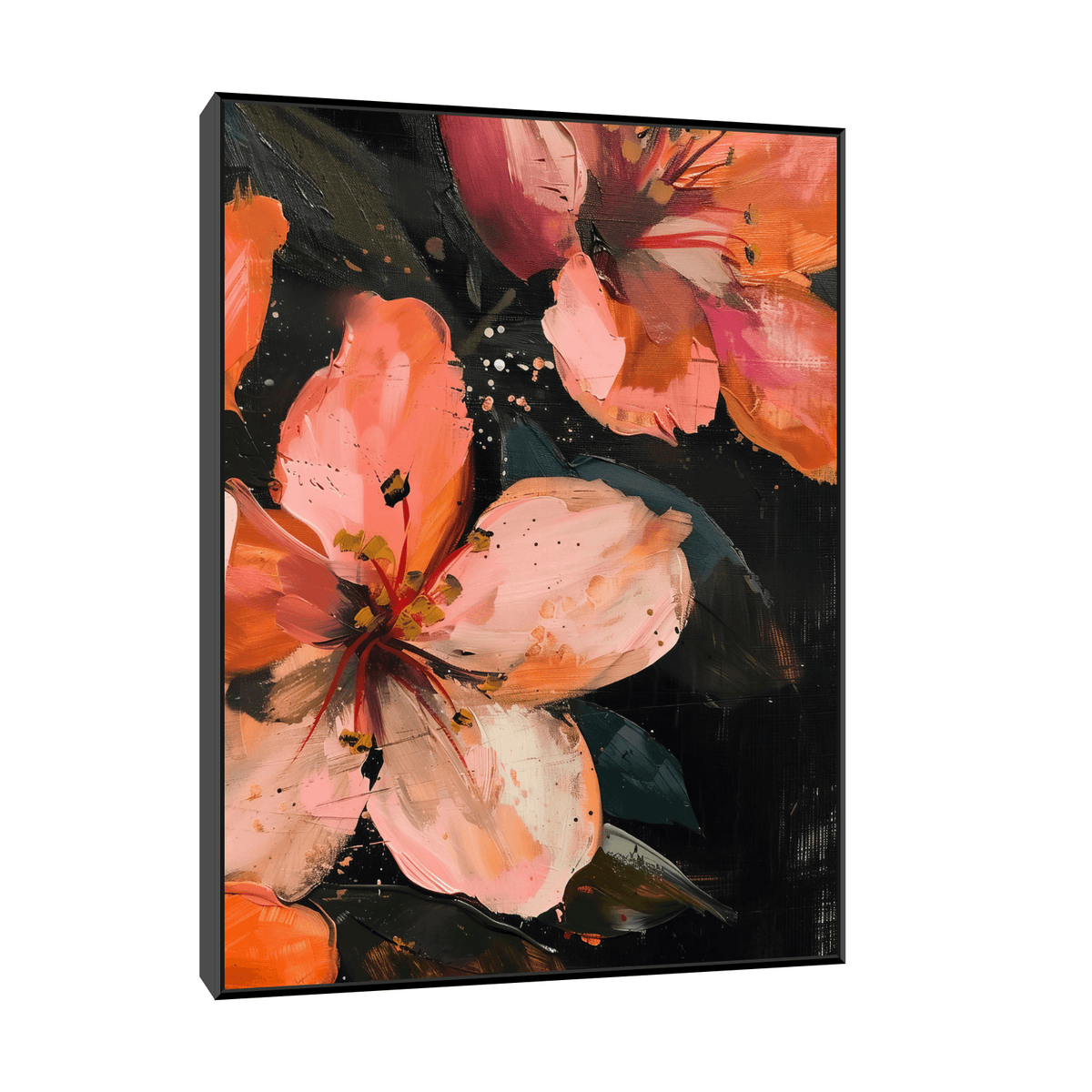 Orange blossom - ArtDeco Canvas