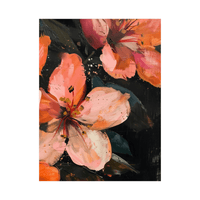 Orange blossom - ArtDeco Canvas