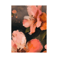 Orange blossom II - ArtDeco Canvas