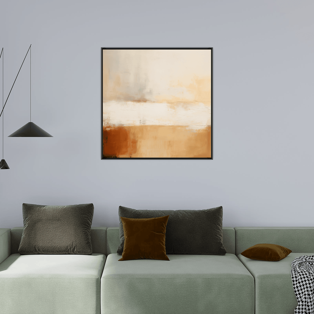 Pale divide - ArtDeco Canvas