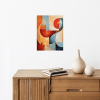 Pastel geometry - ArtDeco Canvas