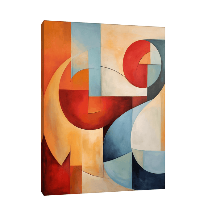 Pastel geometry - ArtDeco Canvas