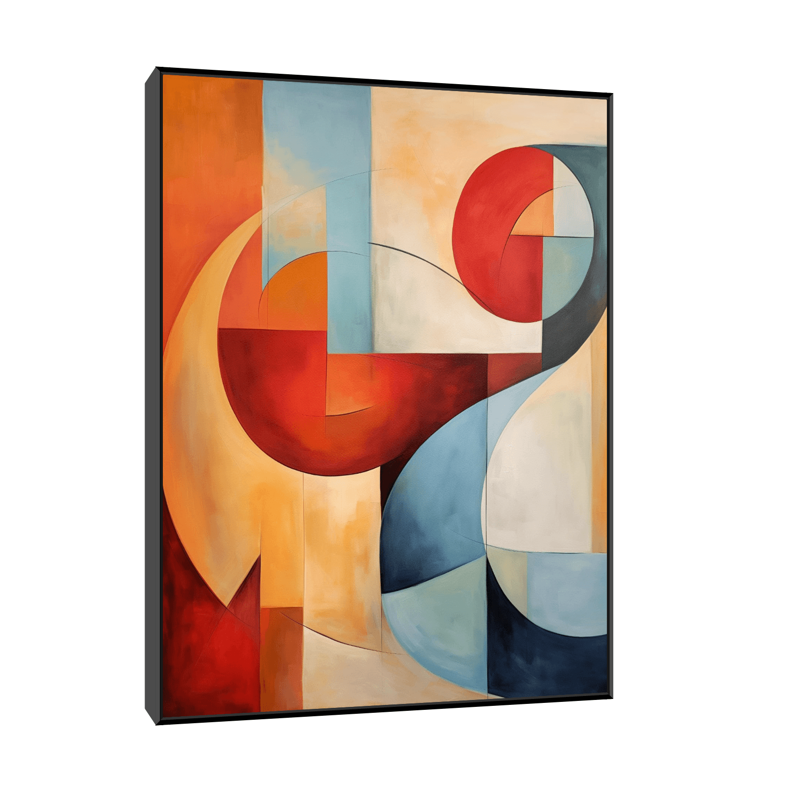 Pastel geometry - ArtDeco Canvas