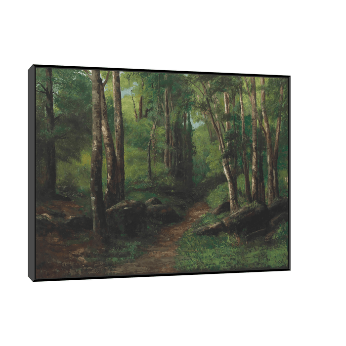 Path Through The Forest, Gustave Courbet - ArtDeco Canvas