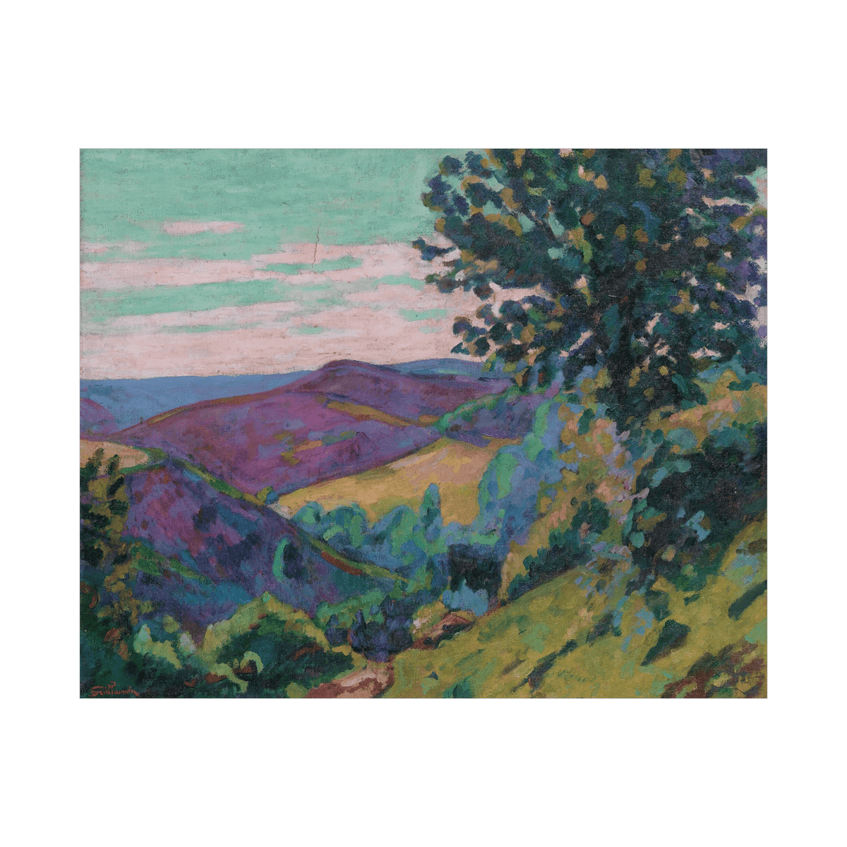 Paysage De Crozant, Armand Guillaumin - ArtDeco Canvas