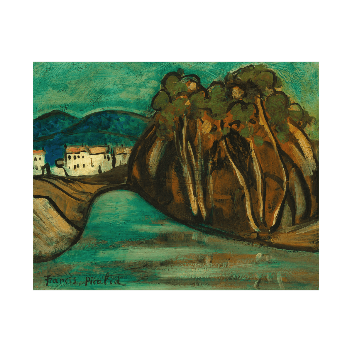 Paysage, Francis Picabia - ArtDeco Canvas