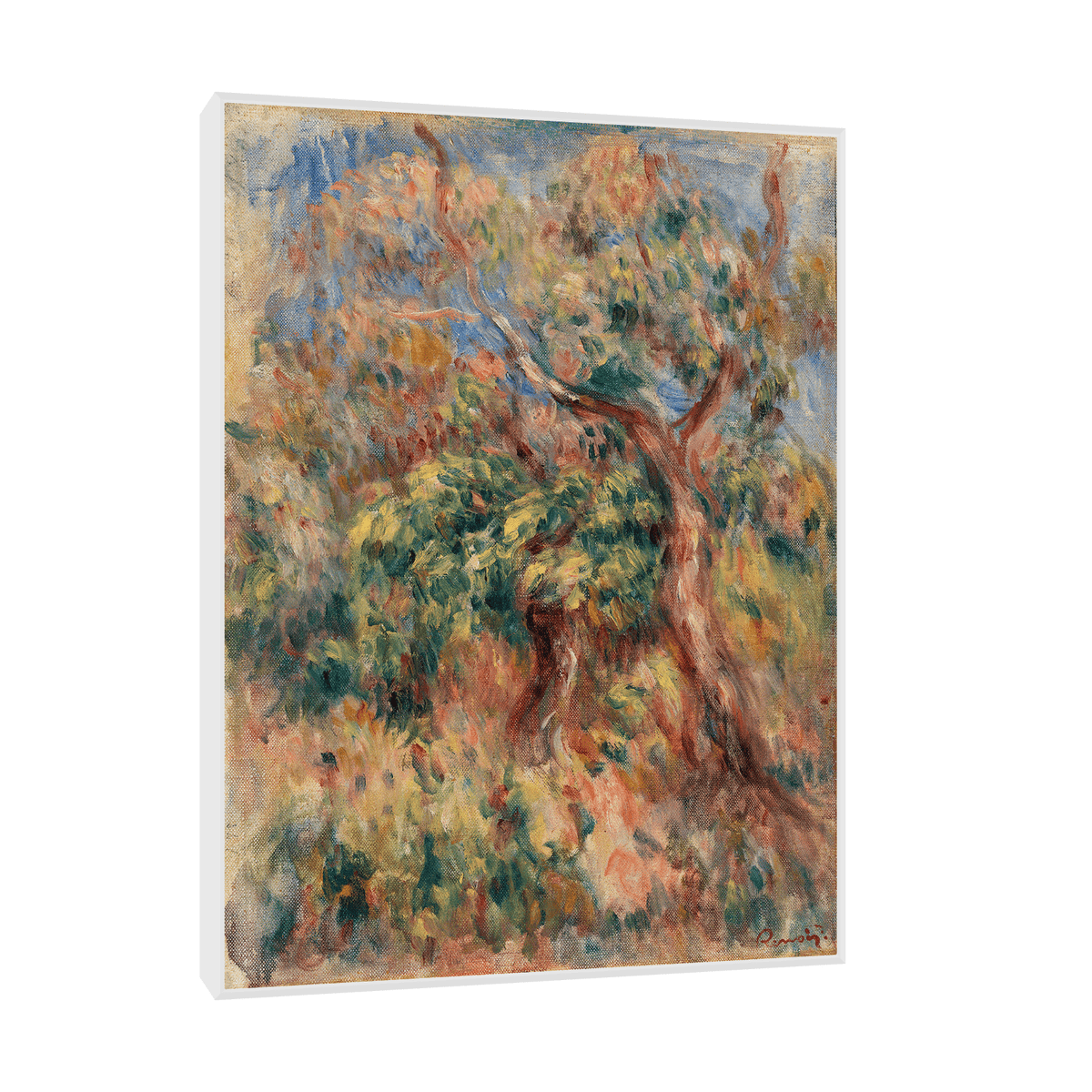 Paysage, Pierre-Auguste Renoir - ArtDeco Canvas