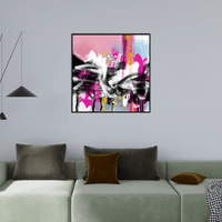 Pink composition - ArtDeco Canvas