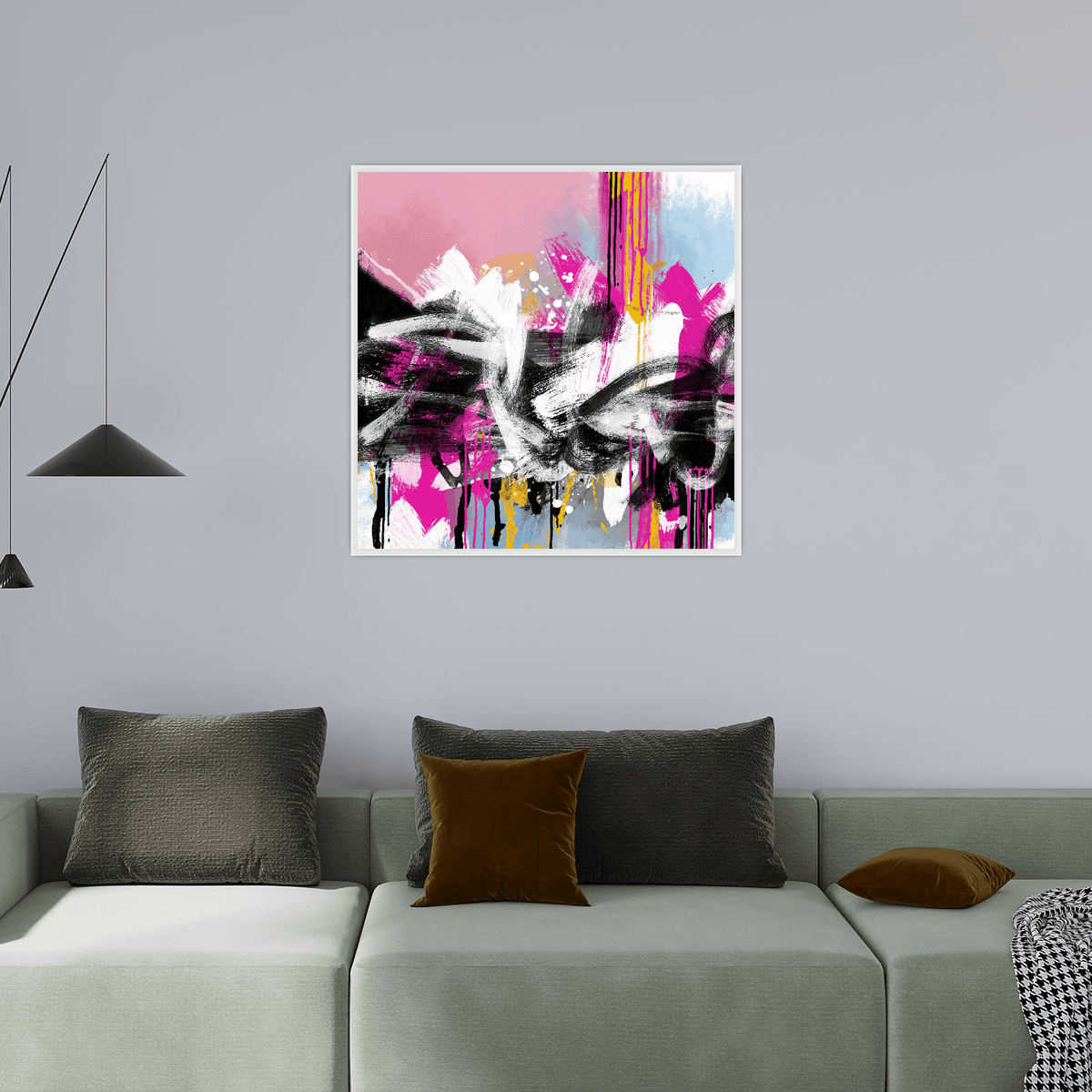 Pink composition - ArtDeco Canvas