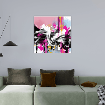 Pink composition - ArtDeco Canvas