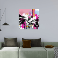 Pink composition - ArtDeco Canvas