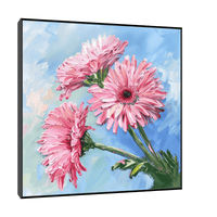 Pink flowers lll - ArtDeco Canvas