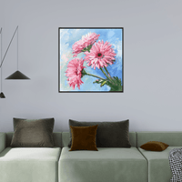 Pink flowers lll - ArtDeco Canvas