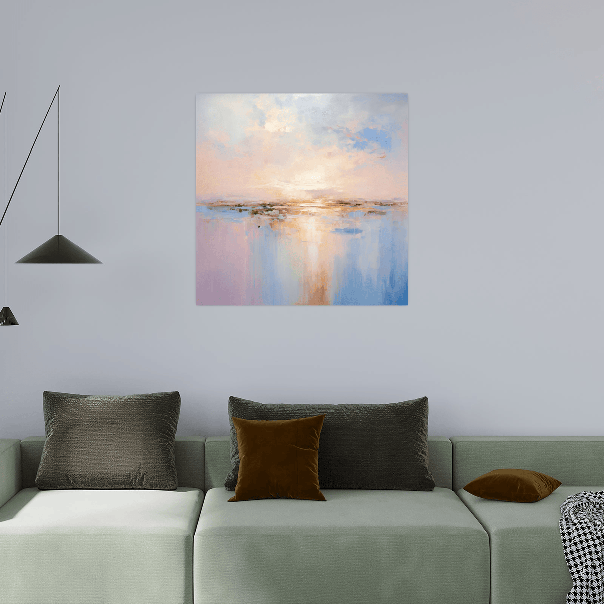 Pink horizon - ArtDeco Canvas