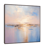 Pink horizon - ArtDeco Canvas