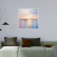 Pink horizon - ArtDeco Canvas