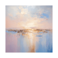 Pink horizon - ArtDeco Canvas