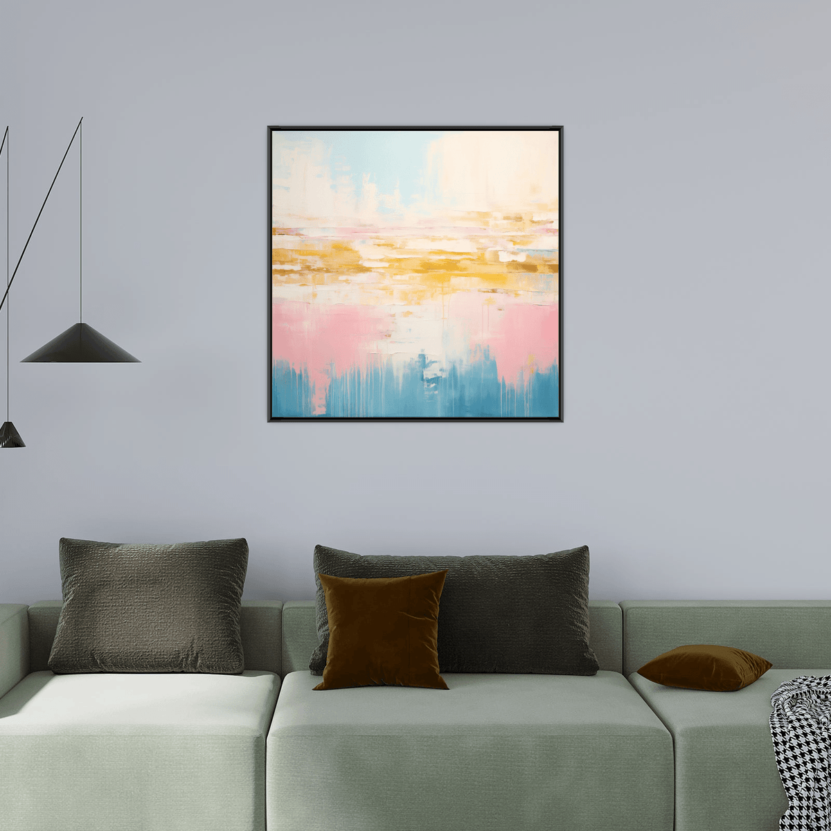 Pink reflection - ArtDeco Canvas