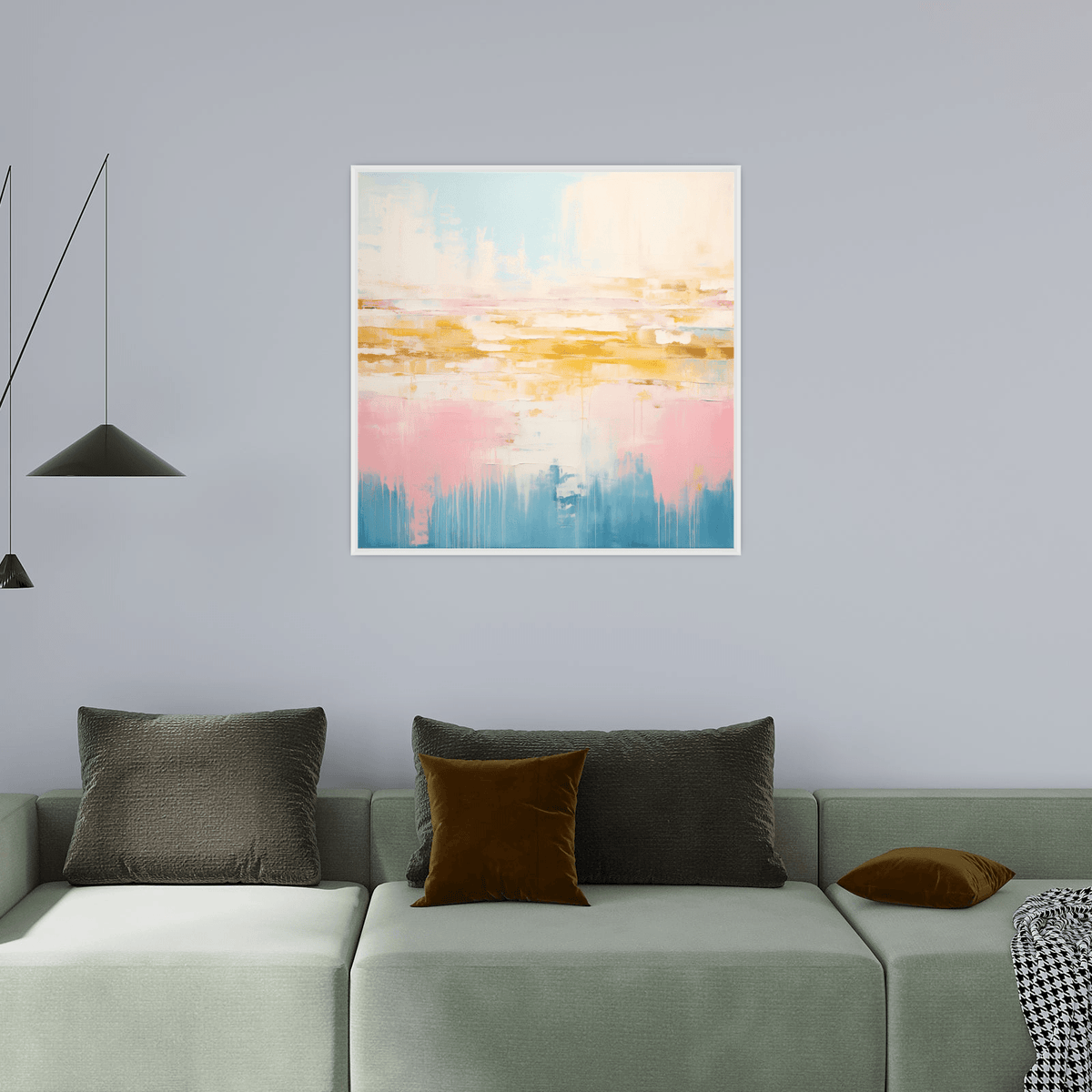 Pink reflection - ArtDeco Canvas