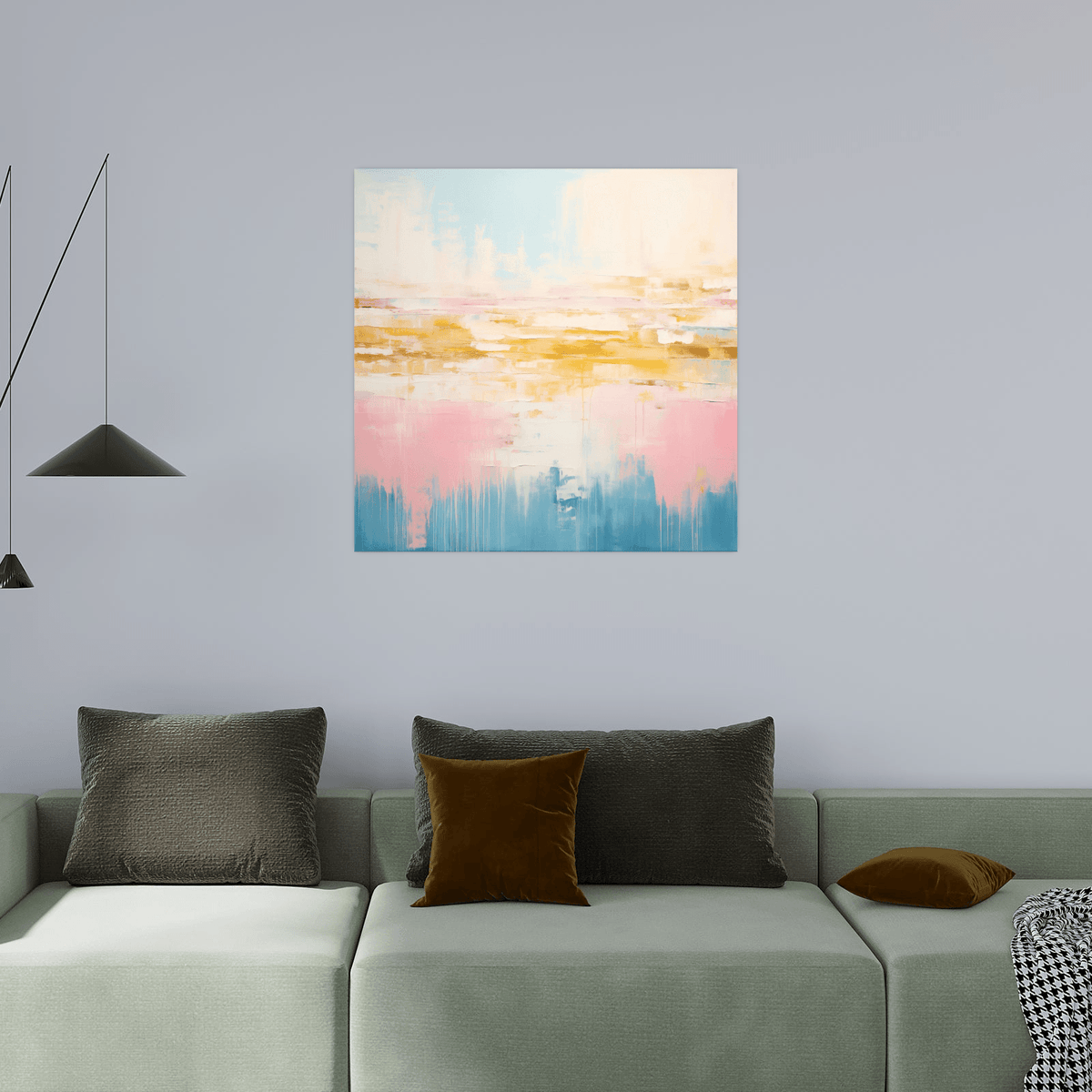 Pink reflection - ArtDeco Canvas