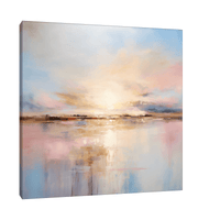 Pink sunrise - ArtDeco Canvas