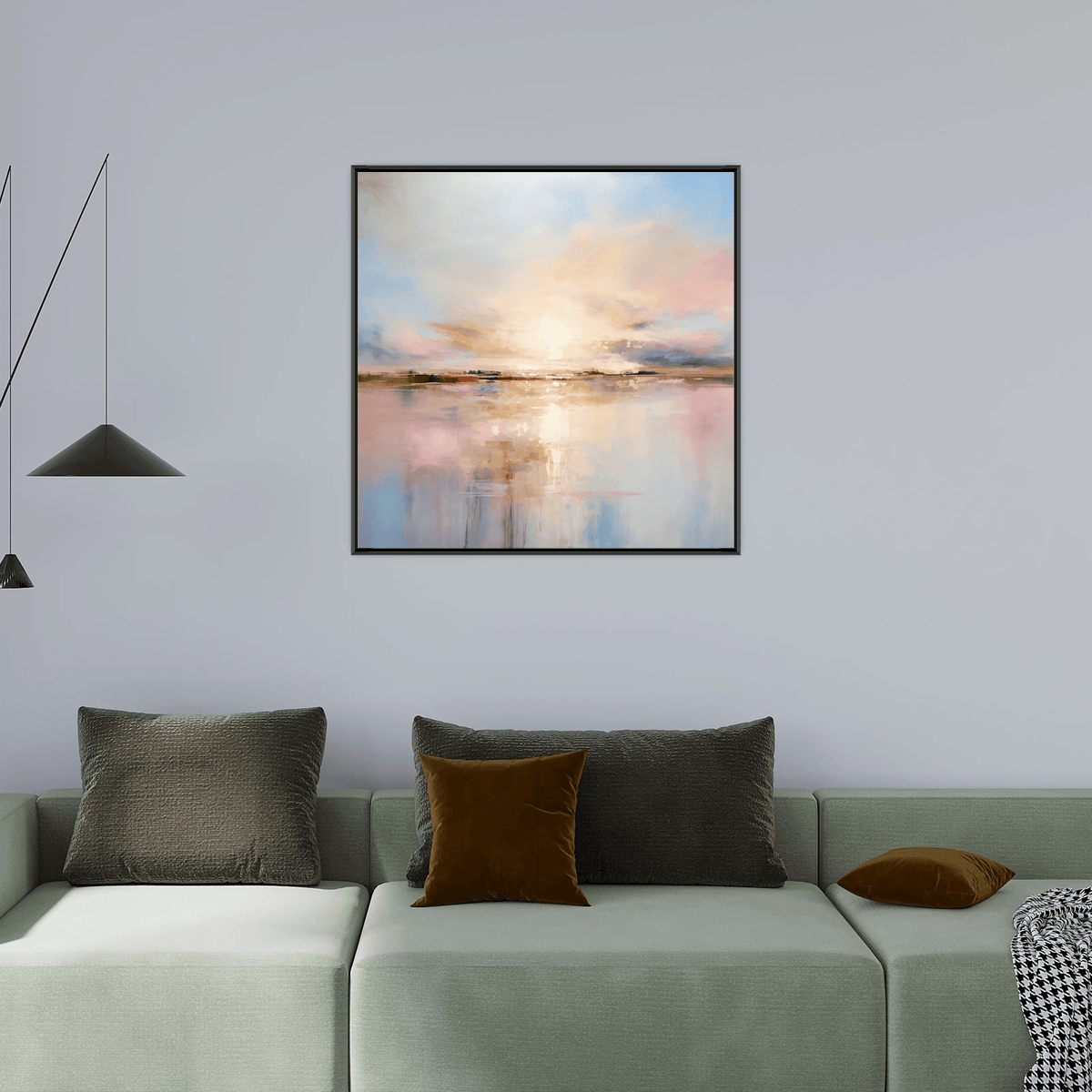 Pink sunrise - ArtDeco Canvas