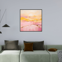 Pink valley - ArtDeco Canvas