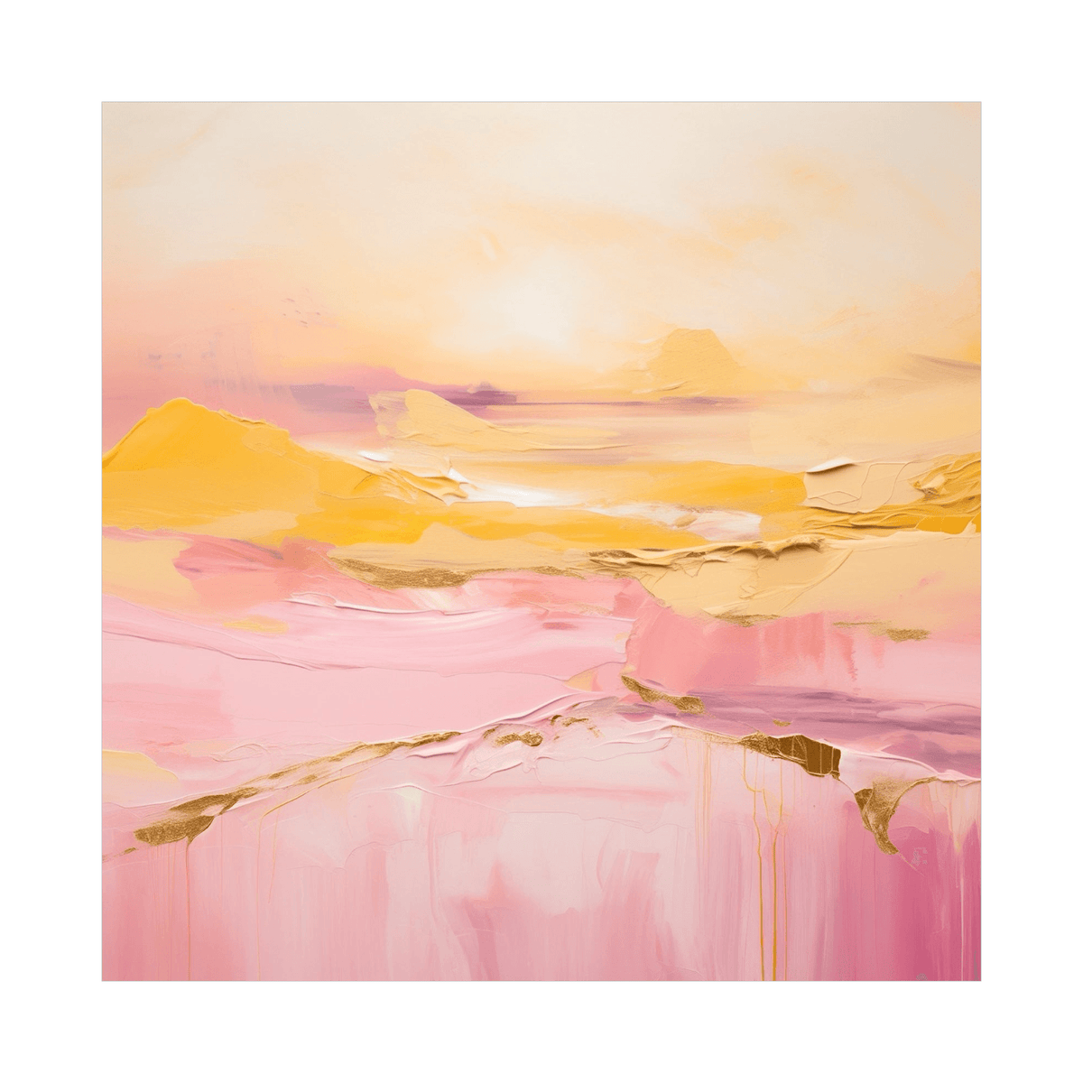 Pink valley - ArtDeco Canvas