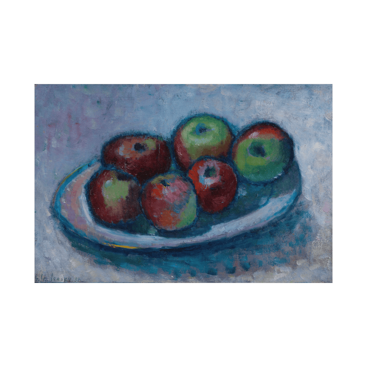 Plate of Apples, Alexej von Jawlensky - ArtDeco Canvas