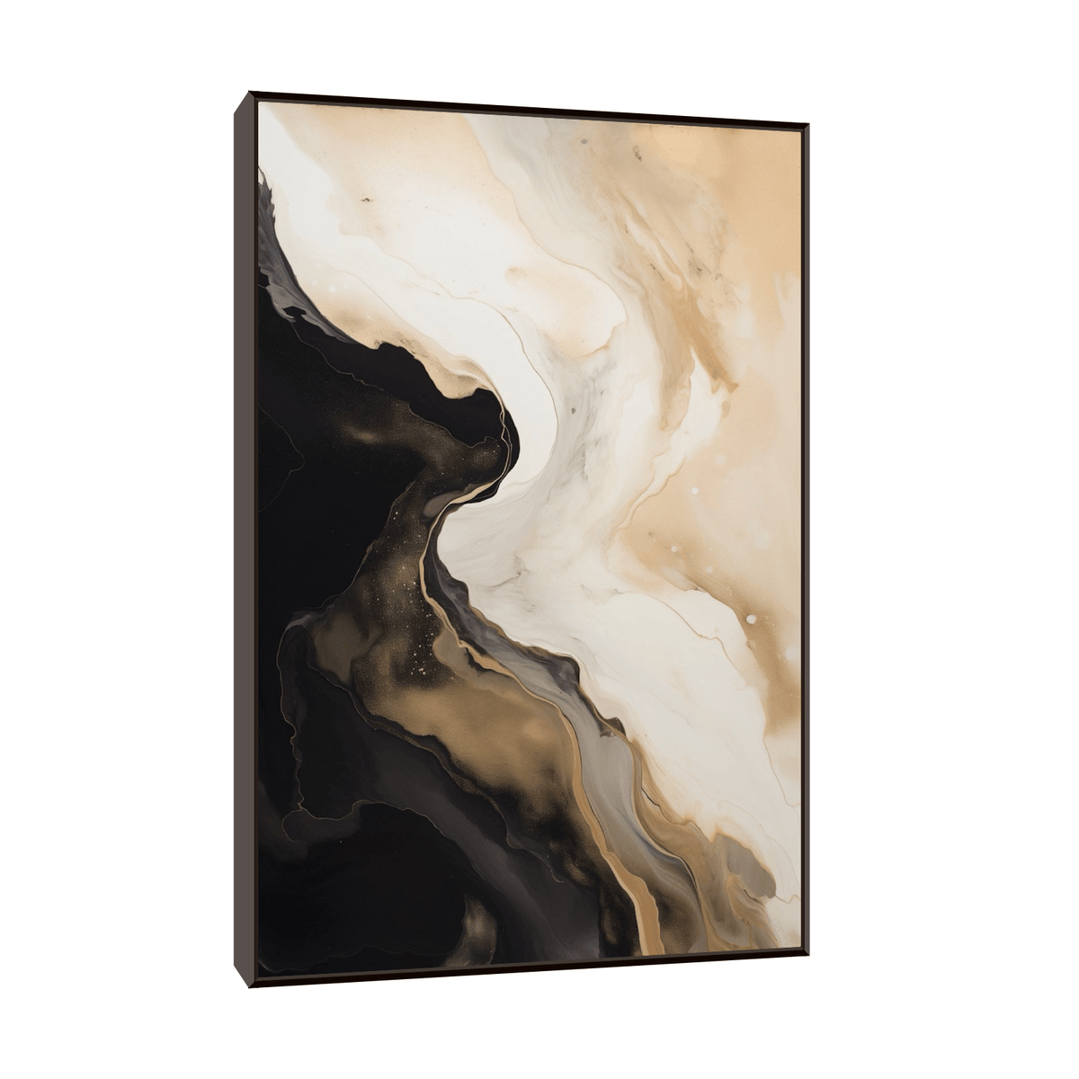 Polluted water - ArtDeco Canvas