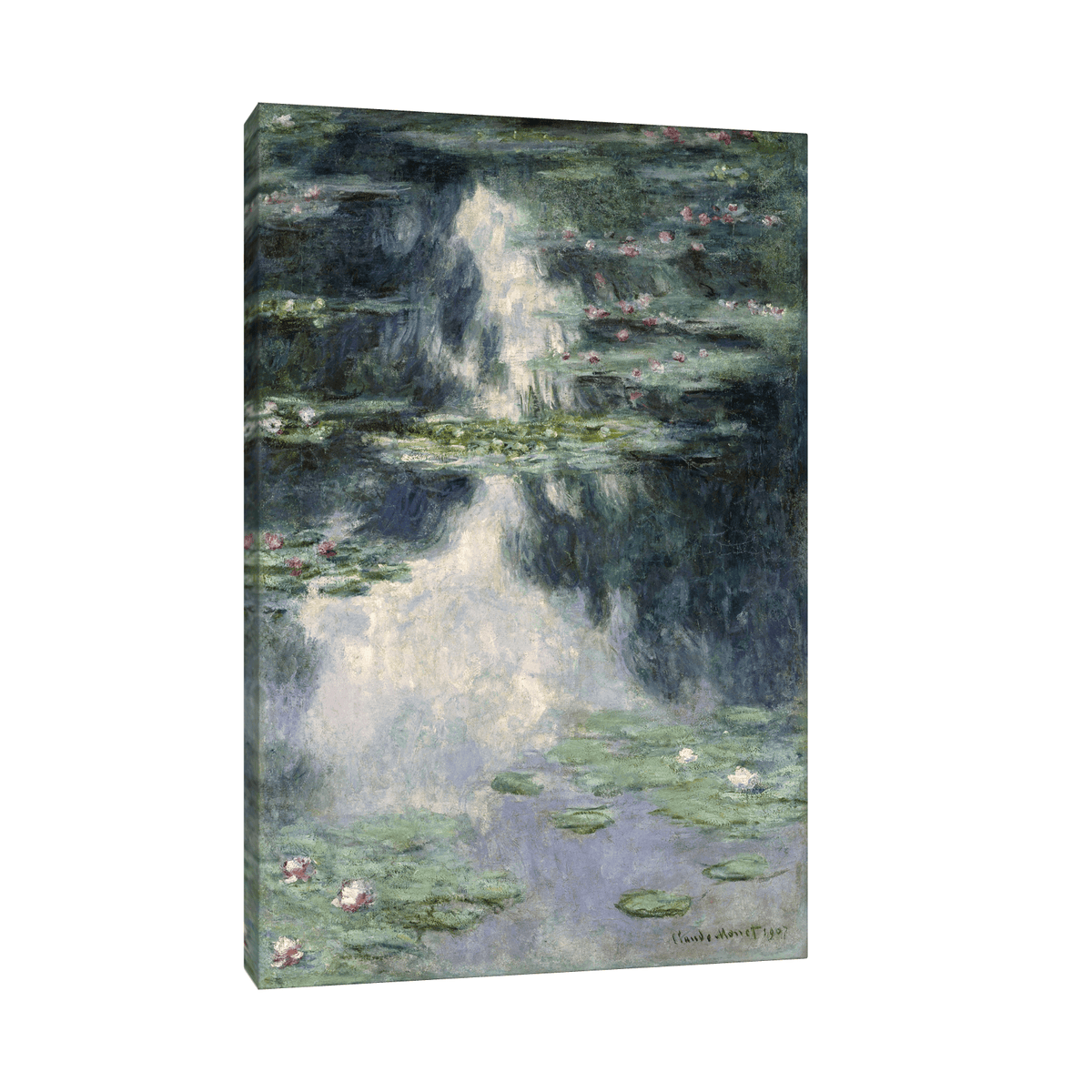 Pond with Water Lilies, Claude Monet - ArtDeco Canvas