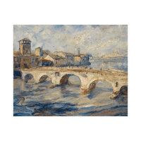 Ponte Pietra Verona, Leontine von Littrow - ArtDeco Canvas