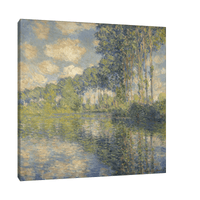 Poplars on the Epte, Claude Monet - ArtDeco Canvas