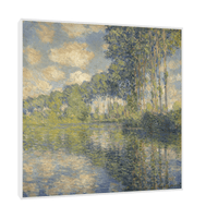 Poplars on the Epte, Claude Monet - ArtDeco Canvas