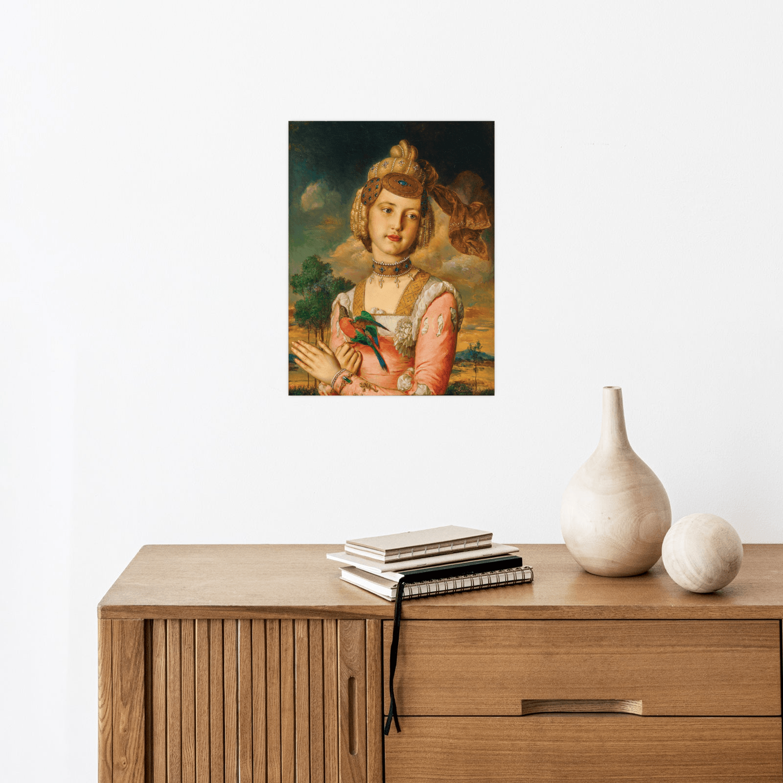 Portrait of Alexandrine, Johann Baptist Reiter - ArtDeco Canvas