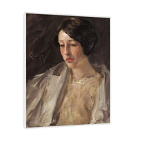 Portrait of Esther M. Groome, William Merritt Chase - ArtDeco Canvas