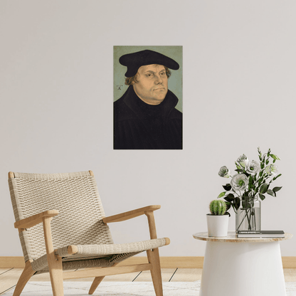 Portrait of Martin Luther, Lucas Cranach the Elder - ArtDeco Canvas