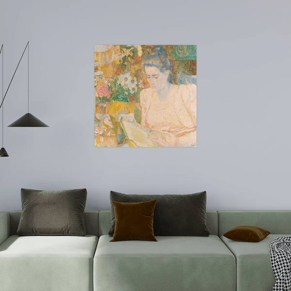 Portrait of Mrs Marie Jeannette de Lange, Jan Toorop - ArtDeco Canvas