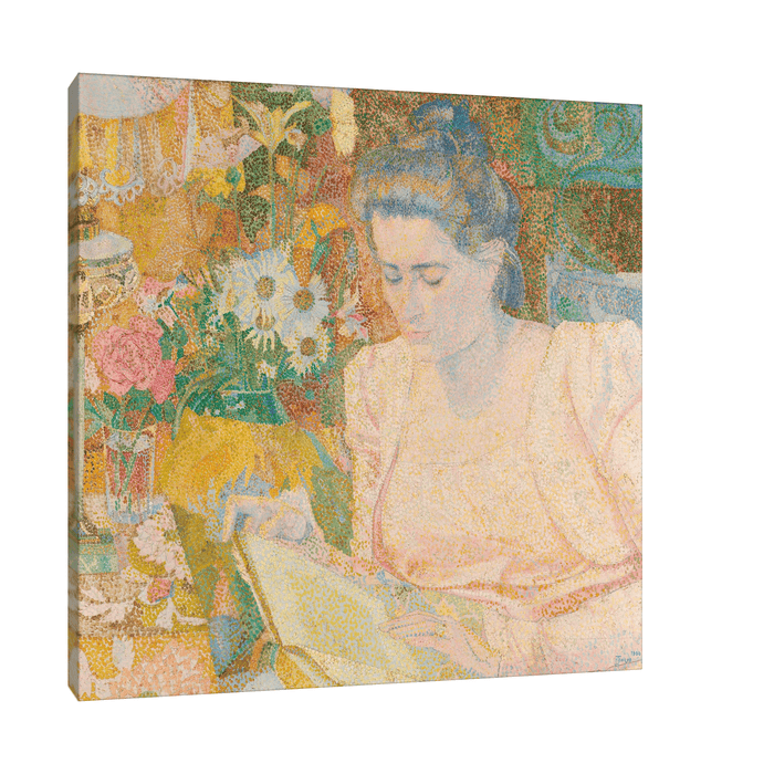 Portrait of Mrs Marie Jeannette de Lange, Jan Toorop - ArtDeco Canvas