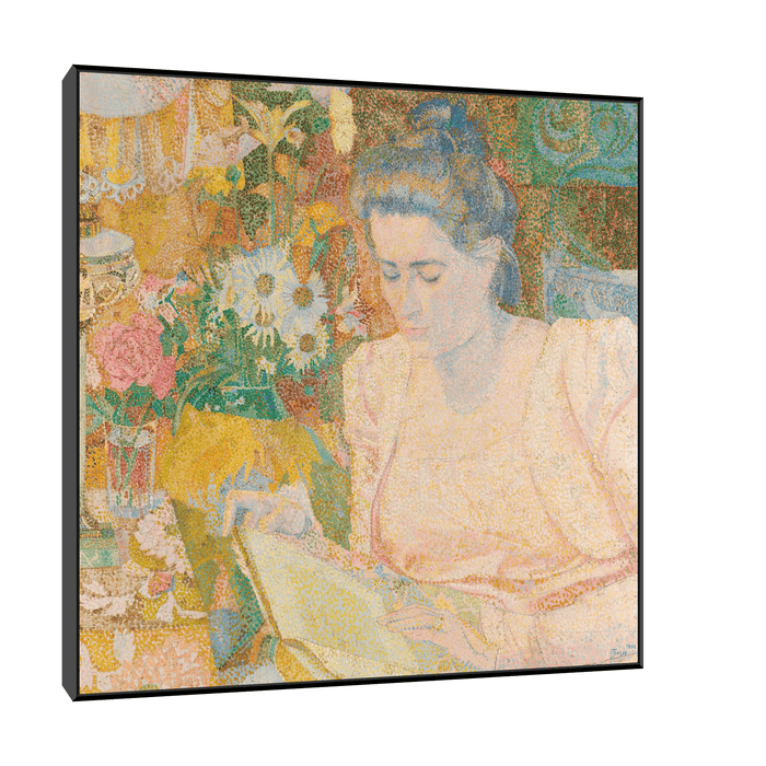 Portrait of Mrs Marie Jeannette de Lange, Jan Toorop - ArtDeco Canvas